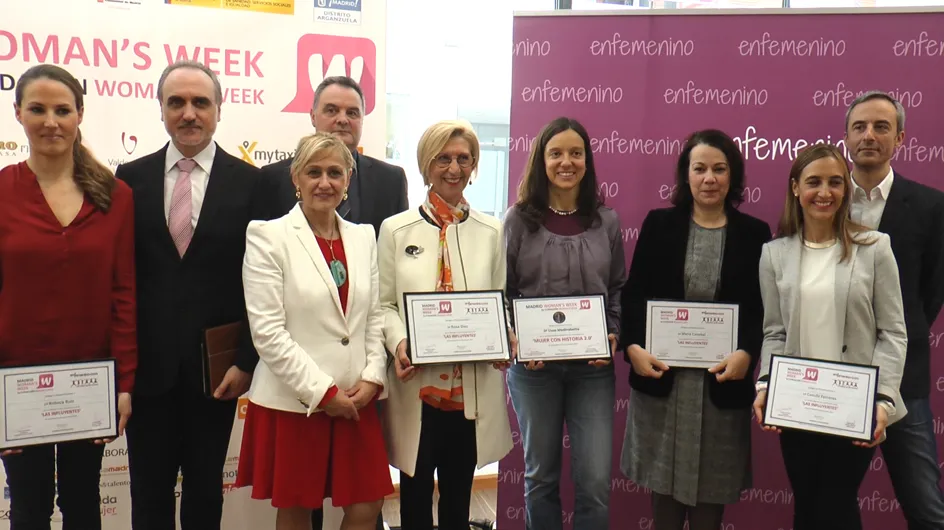 enfemenino y Madrid Woman's Week entregan los premios "Mujeres Influyentes 2.0" 2015