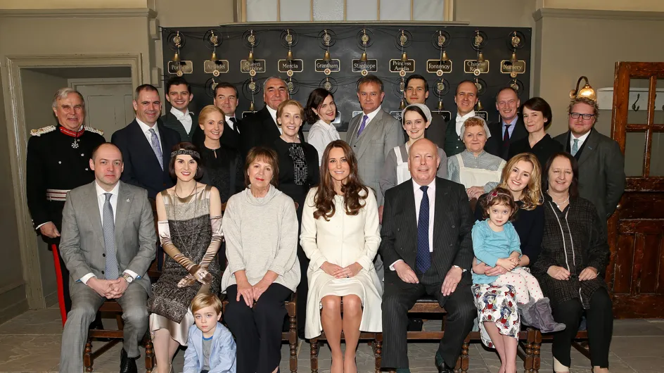 Fan de Downton Abbey, Kate Middleton s’invite sur le tournage (Photos)