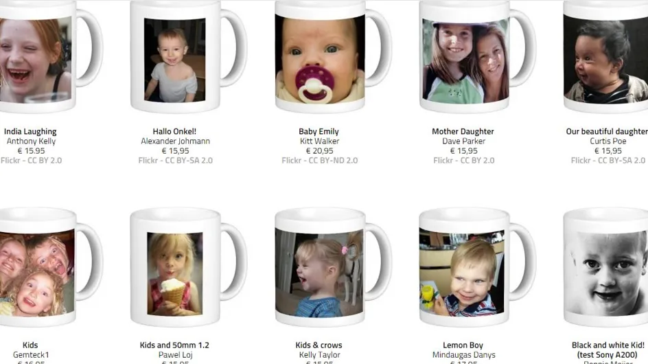 Attention, la photo de votre enfant est peut-être sur ces mugs !