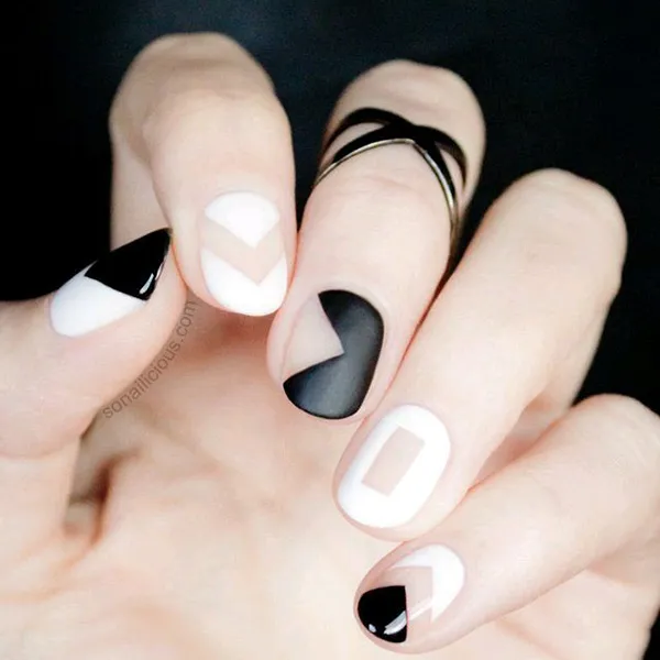 50 Cute, Cool, Simple and Easy Nail Art Design Ideas To Make you Skip a  Heartbeat! | Simple nail art designs, Simple nail designs, Nail art diy