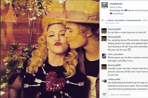 Madonna y Justin Bieber