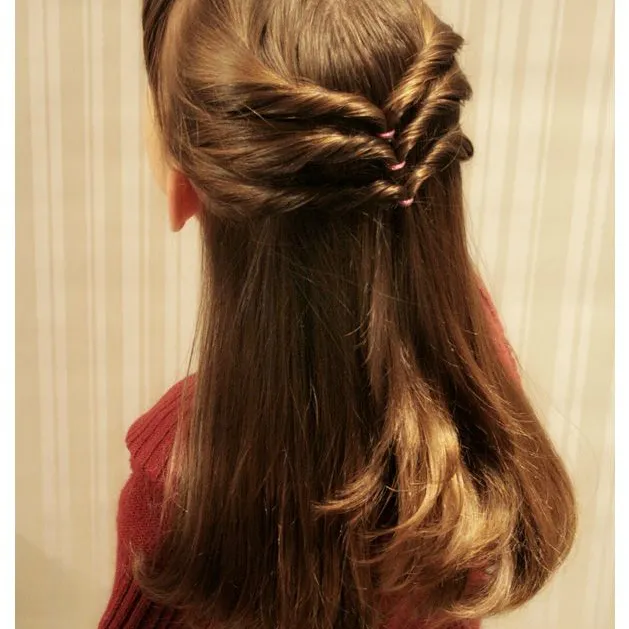 indian hairstyles for kids girls