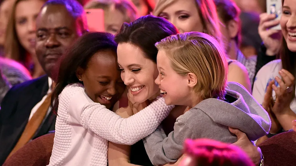 Angeline Jolie emmène ses filles aux Kids’ Choice Awards (Photos)