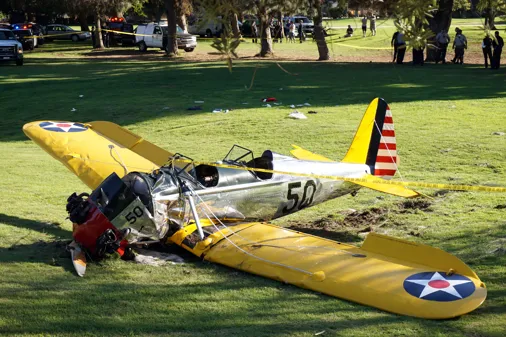 La avioneta de Harrison Ford