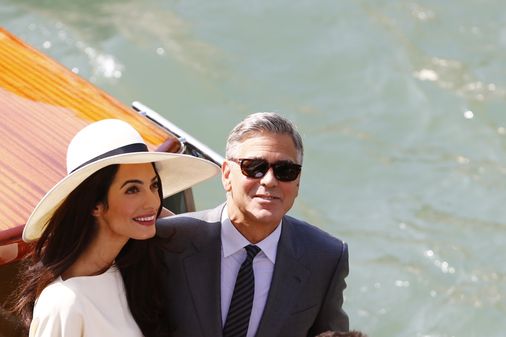 George Clooney y Amal Alamuddin