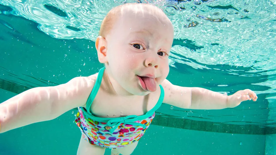 Bebés bajo el agua: 10 imágenes que conseguirán sacarte una sonrisa