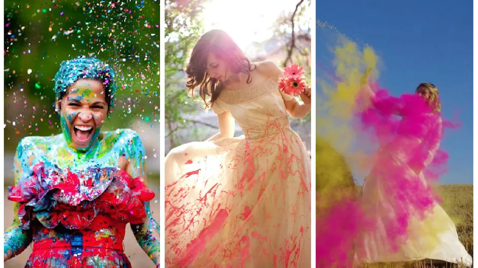 16 photos de mariage spectaculaires expliquant ce qu'est le Trash the Dress