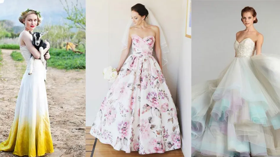 Ces 12 robes de mariée colorées qu'on essaierait volontiers