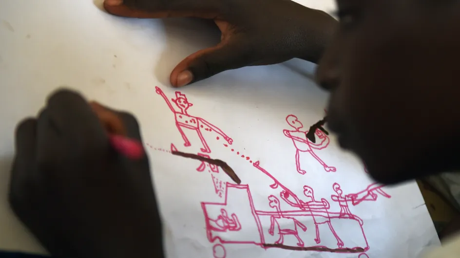 Ces dessins d’enfants témoignent de l’effroyable violence de Boko Haram