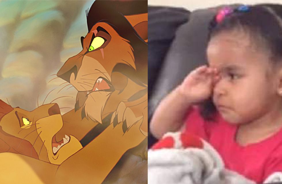 Video Cette Petite Fille Regarde Le Roi Lion Et Retient Ses Larmes