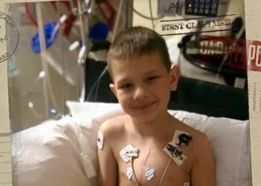 Un garçon de 7 ans atteint de malformation cardiaque émeut Facebook