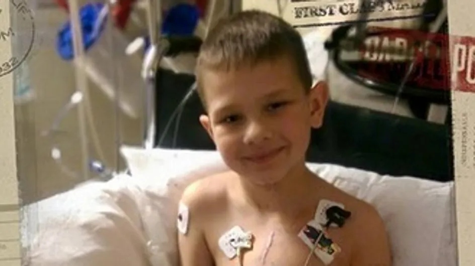 Un garçon de 7 ans atteint de malformation cardiaque émeut Facebook par ses cicatrices