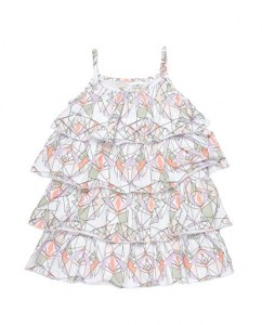Vestido con volantes (32.62 euros)