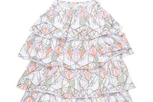 Vestido con volantes (32.62 euros)