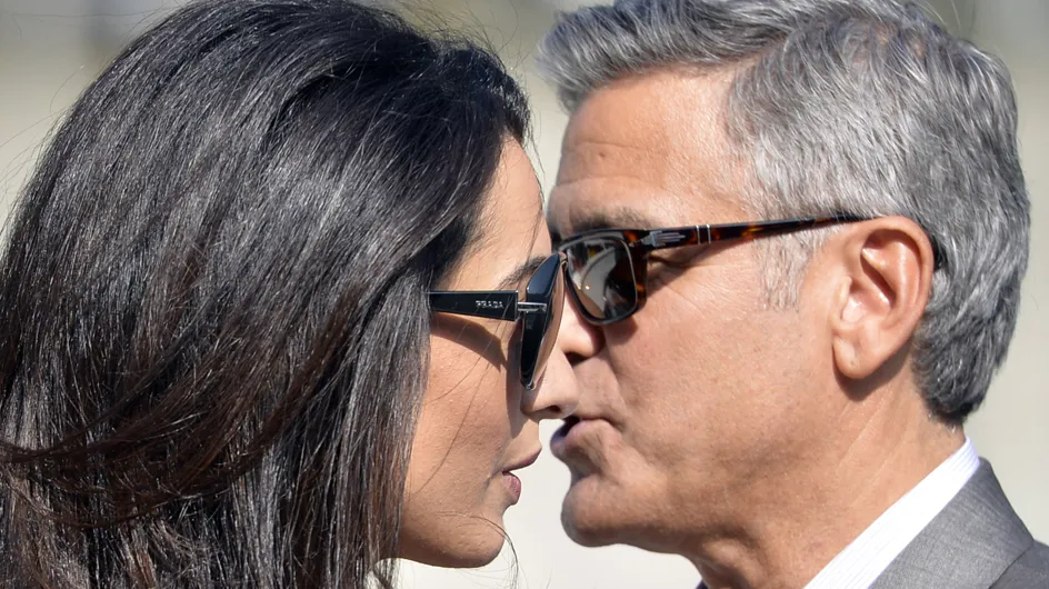 George Clooney reçoit la visite surprise d’Amal en plein tournage ! (Photos)
