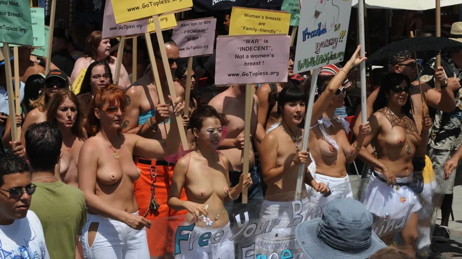 En Californie, on réclame le droit de bronzer topless sur la plage