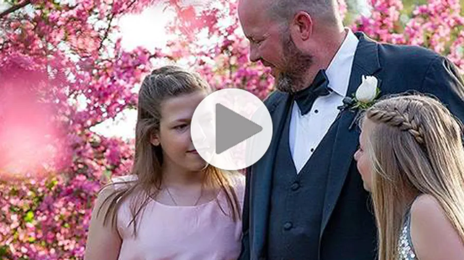 Condamné, ce père de famille a décidé d'offrir un sublime cadeau à ses filles (Vidéo)