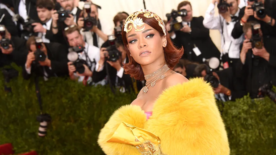 La robe jaune de Rihanna au Met Ball détournée par les internautes