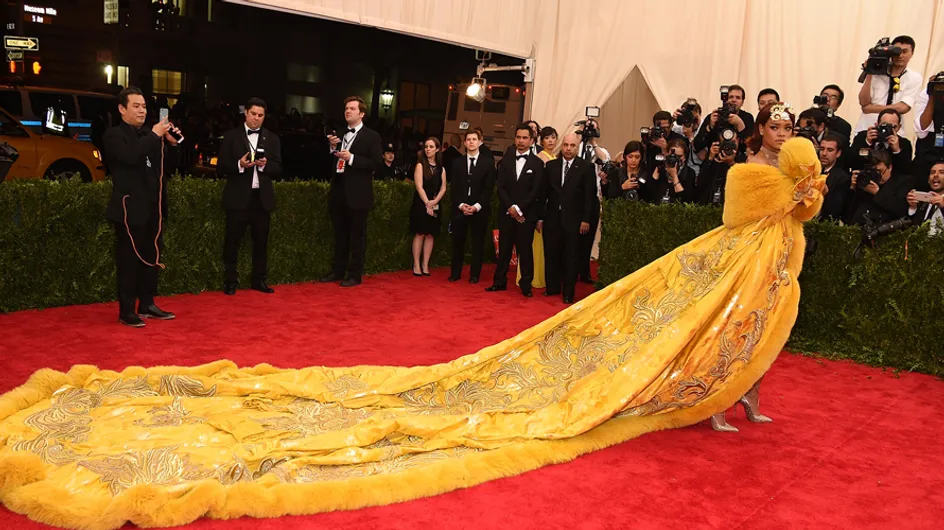 The Internet Had A Lot To Say About Rihanna's Met Gala Ball Gown