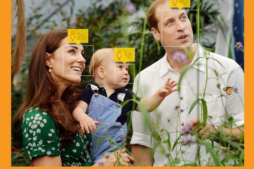 Kate, William und der kleine George