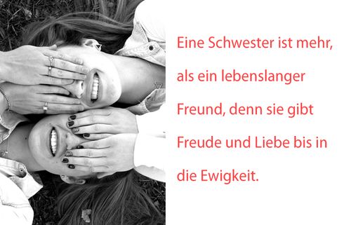 Und zitate schwester bruder Kostenlose SMS