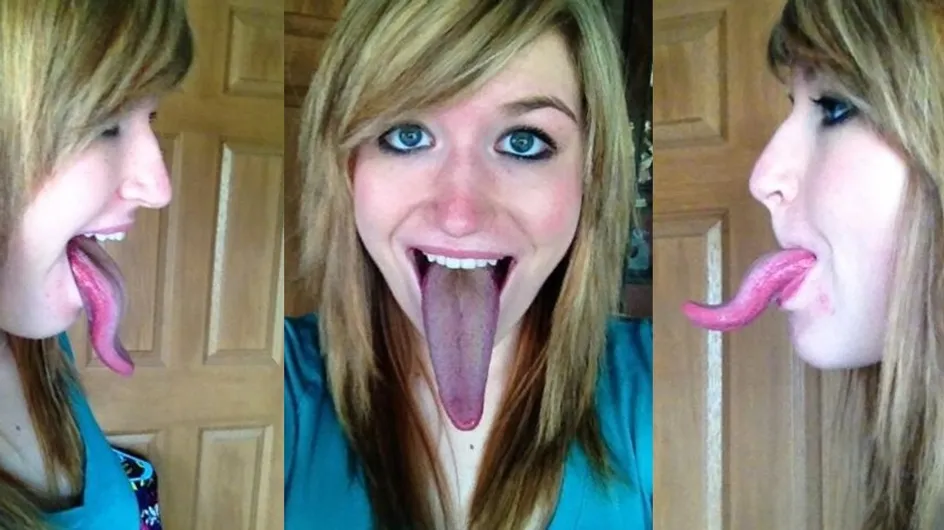 Elle fait le buzz sur Internet grâce à son énorme langue ! (Photos)