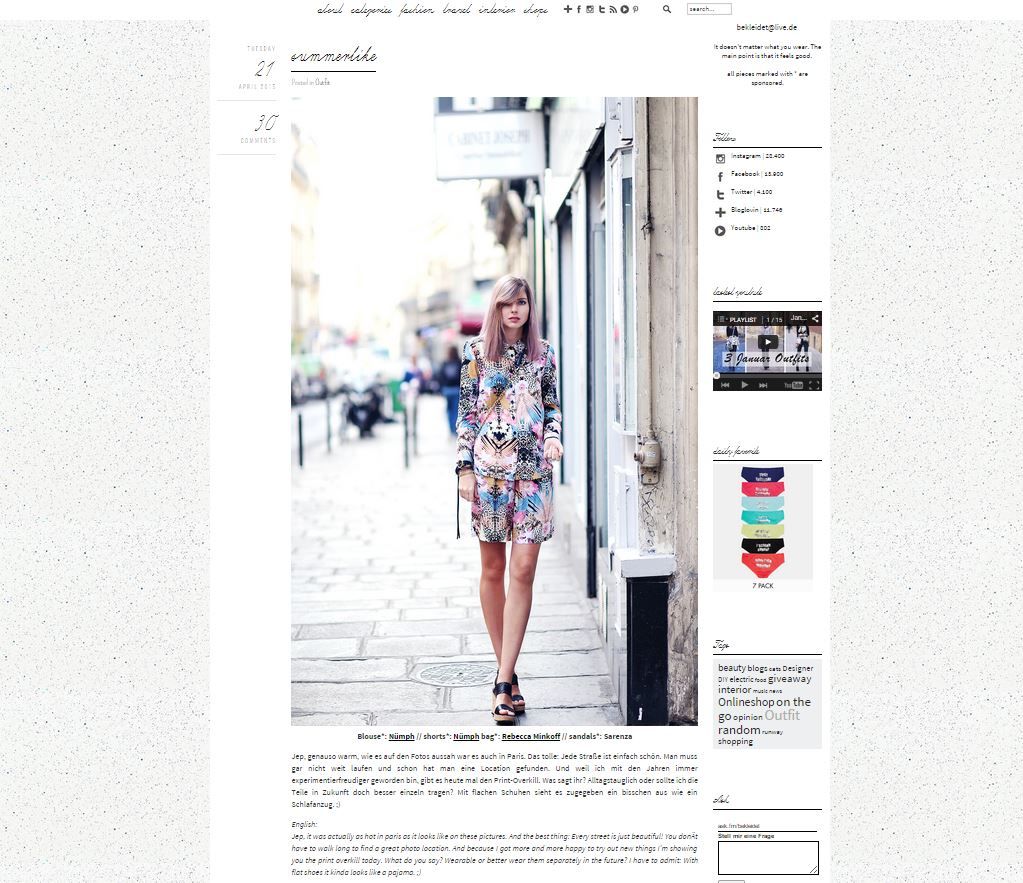 Die Besten Fashion Blogs Tipps Wie Ihr Euren Eigenen Blog Startet