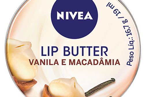 Manteiga labial Vanila e Macadâmia Nivea, R$ 15