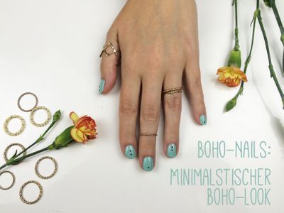 Boho-Nails: Minimalstischer Boho-Look