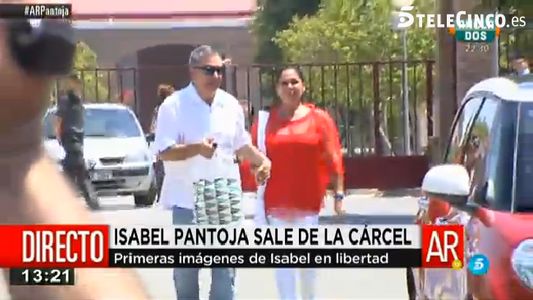 Salida de Isabel Pantoja de prisión