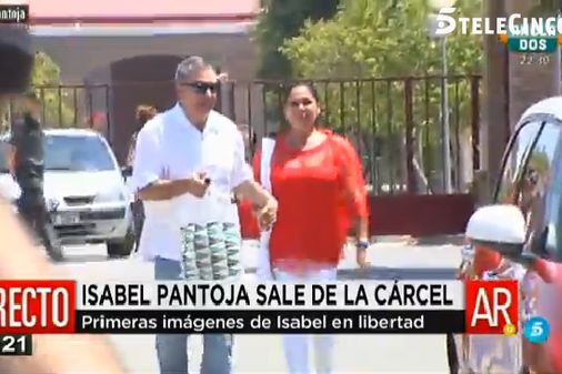 Salida de Isabel Pantoja de prisión