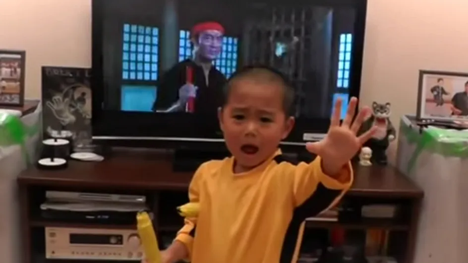 [Vídeo] Un niño de 4 años imita a la perfección a Bruce Lee