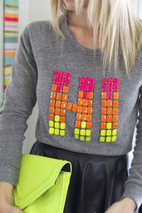 Upcycling-Ideen für Kleidung mit Schmucksteinen