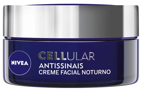 Cellular Antissinais Creme Facial Noturno, Nivea, R$ 66