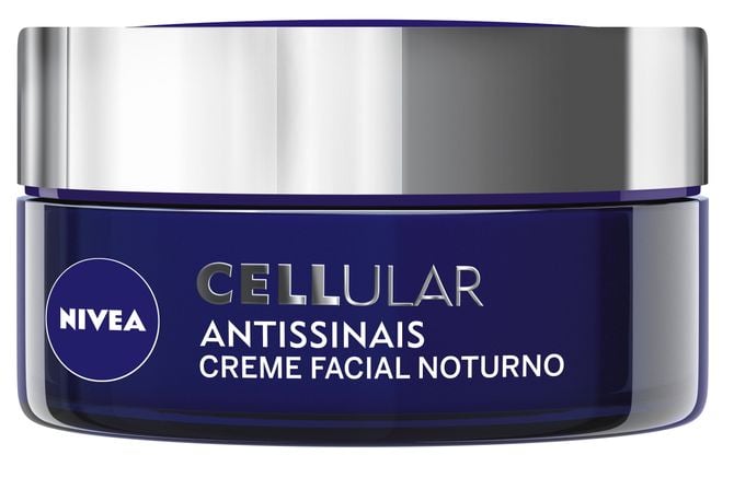 Cellular Antissinais Creme Facial Noturno, Nivea, R$ 66