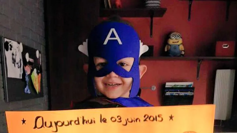 A 4 ans, Félix a vaincu la leucémie et il l'annonce par un adorable message