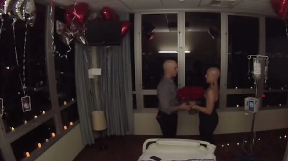 Il réserve une belle surprise à sa petite-amie après sa dernière séance de chimiothérapie (Vidéo)