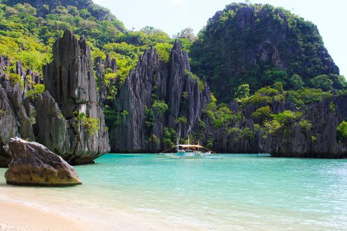Playa de Coron, en las Islas Filipinas