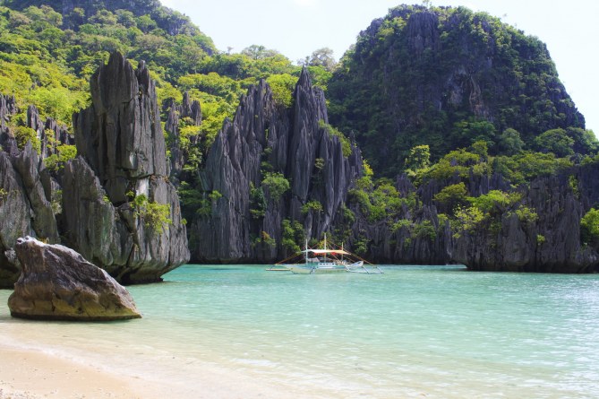 Playa de Coron, en las Islas Filipinas
