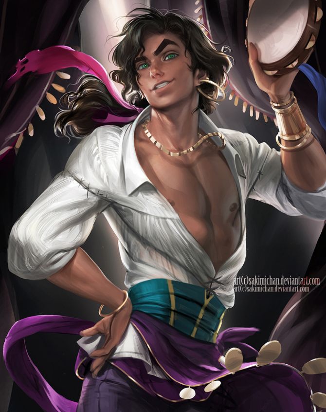 Esmeralda versão masculina