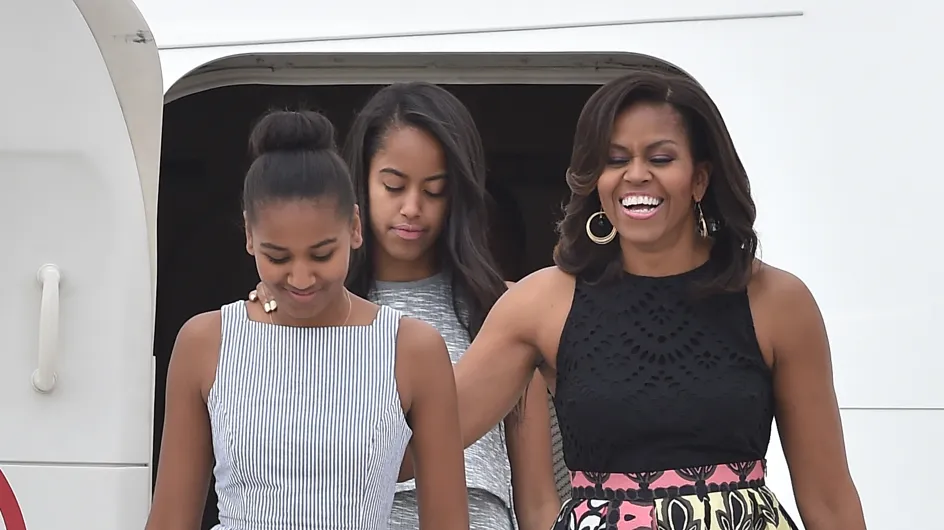 Michelle Obama et ses filles en tournée européenne ultra stylée (Photos)