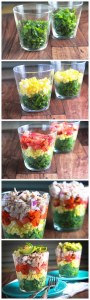 Salada "arco-íris"