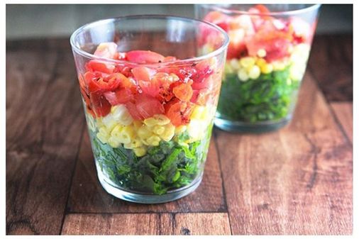 Salada "arco-íris"