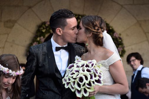 Jose Callejón y Marta Ponseti