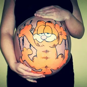 Tendencias  El 'belly painting' atrae a famosas embarazadas El arte de  convertir el embarazo en puro arte