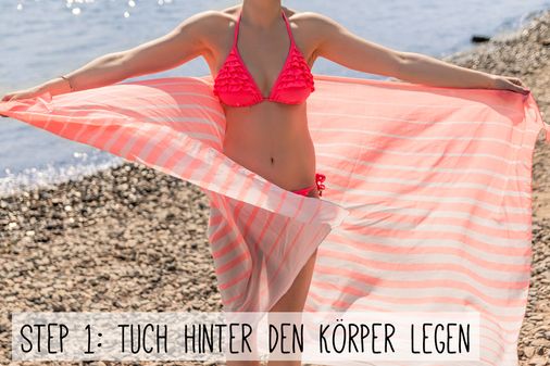 Tücher binden: Edles Kleid