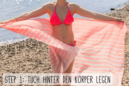 Tücher binden: Edles Kleid