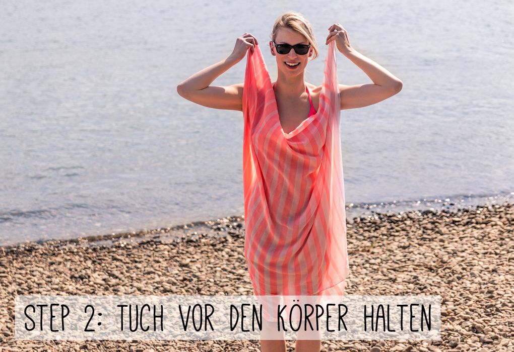 Tucher Binden Anleitung 5 Outfits Aus Einem Tuch