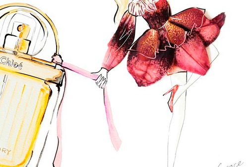 Ilustrações com flores