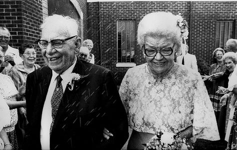 Abuelos recien casados